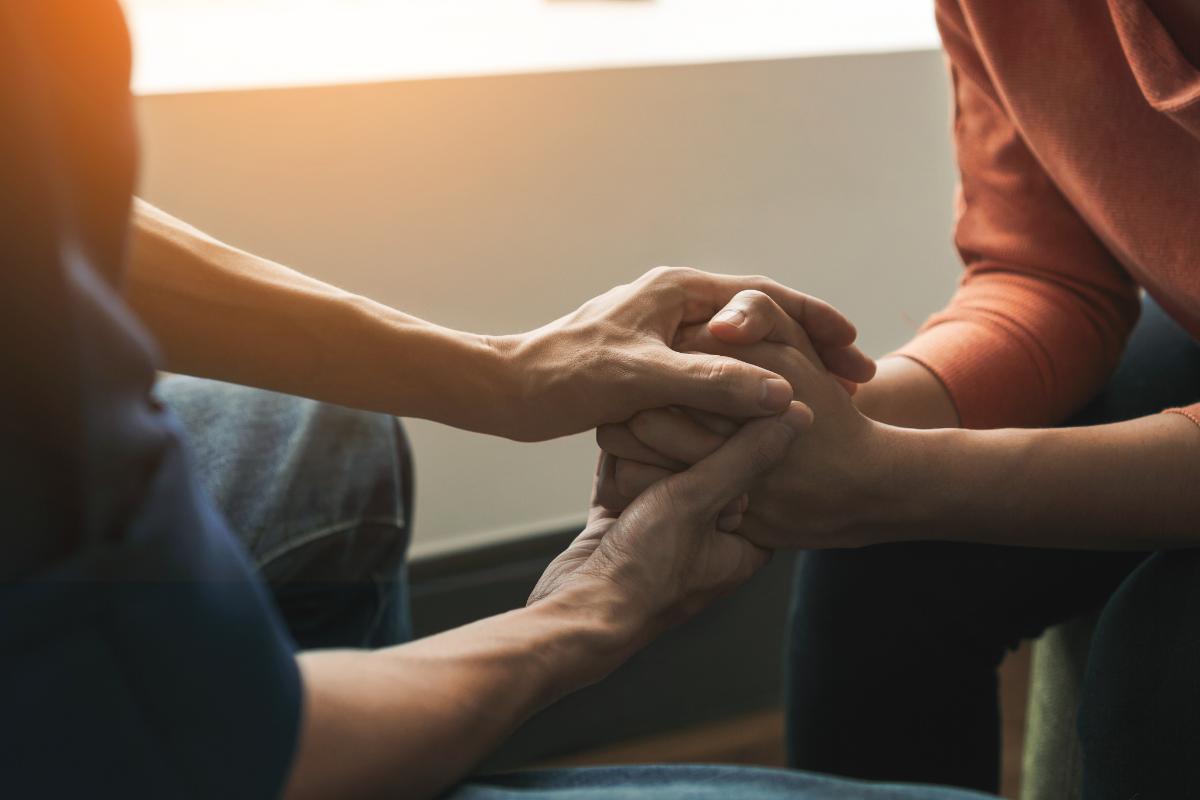 3 Techniques to Help You With Anxiety two people holding hands