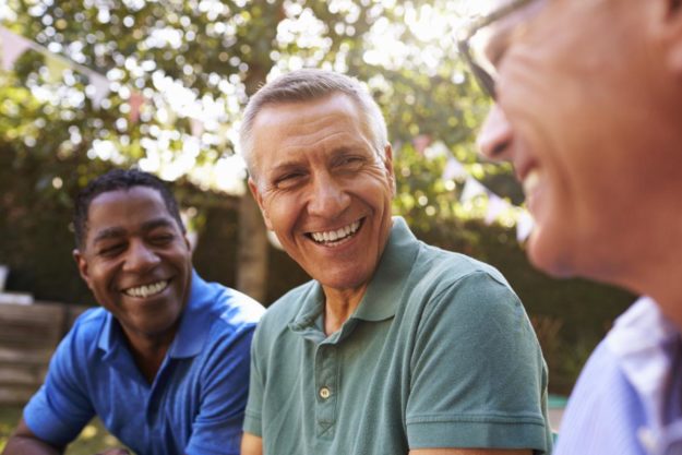 How To Prepare for a Men’s Rehab Program men laughing