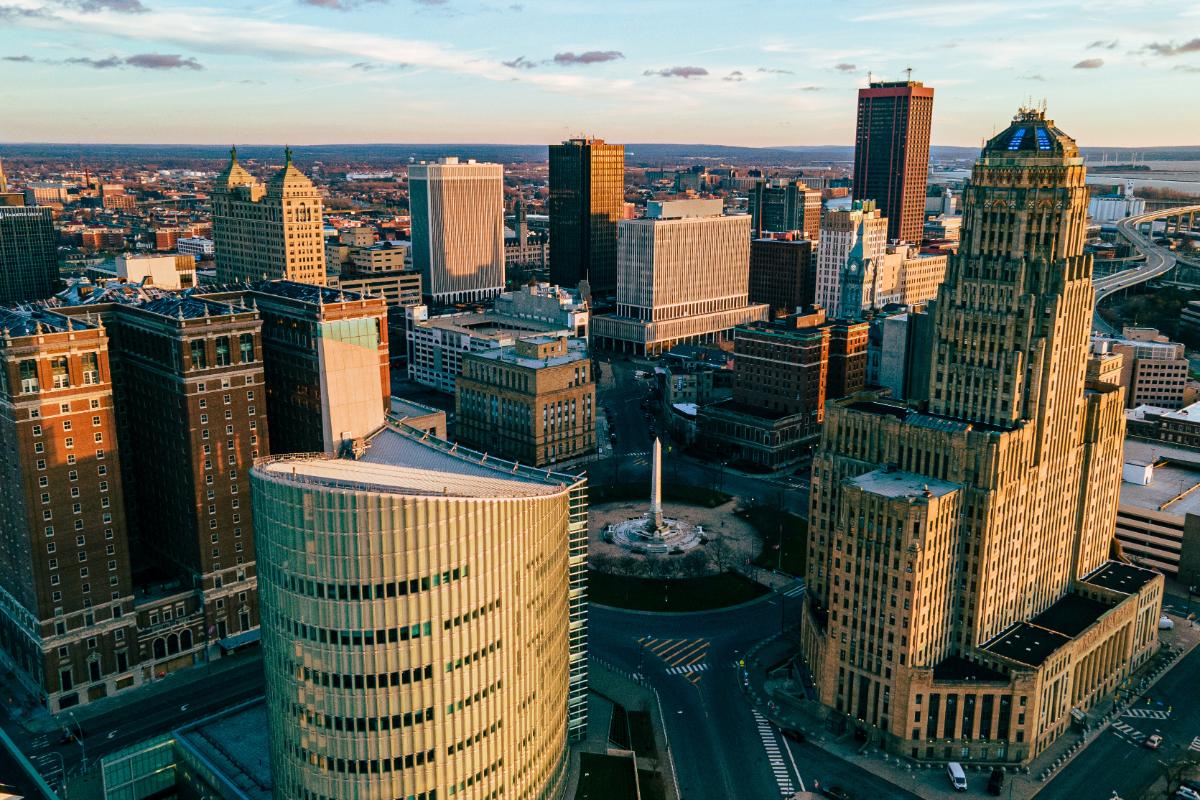 Discover Residential Treatment Near Buffalo, NY a picture residential of downtown Buffalo to represent treatment near buffalo