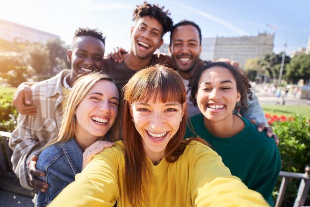 Find IOP Treatment Near Manchester, PA a group of people smiling take a selfie during an iop treatment near manchester pa