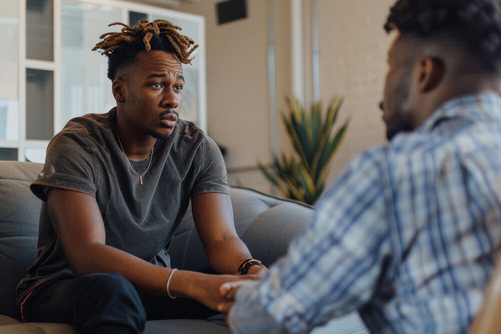 a man in therapy